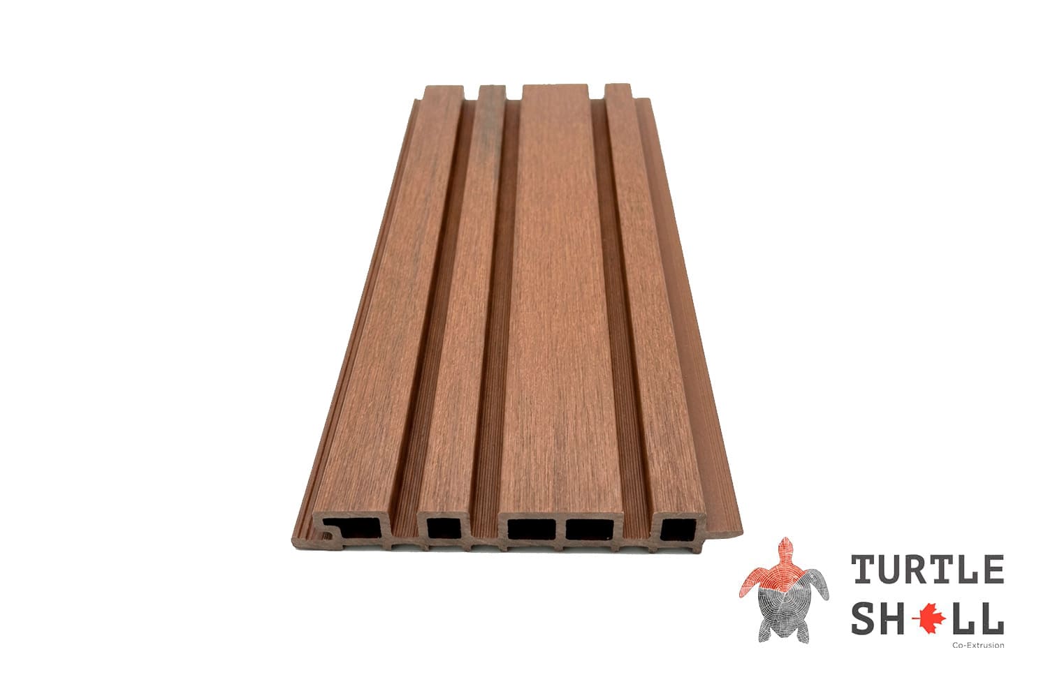 Реечная панель ДПК Different Lines М, Thai Teak, Коэкструзия, 219х26 мм от бренда Turtle Shell