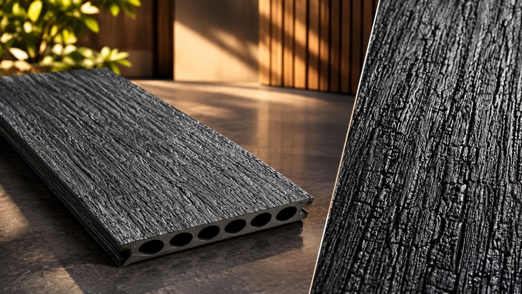 3D Burnt Wood