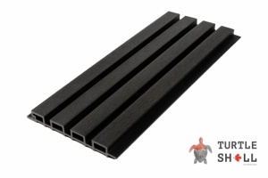 Реечные панели ДПК Turtle Shell Middle Lines, Kenyan BlackWood, Co-Extrusion