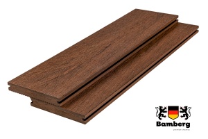 Террасная доска ДПК Bamberg Solid, Brazilian Walnut