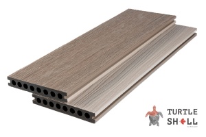 Террасная доска из ДПК Turtle Shell Round Canadian Maple, Co-Extrusion (Dual)