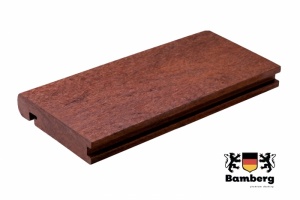 Ступень ДПК Bamberg Bullnose, Mammoth, African Bubinga