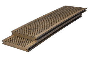 Террасная доска Bamberg Solid Shipboard, Lebanese Cedar (Ливанский кедр) — Black Deck