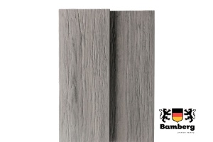 Террасная доска Bamberg SquareFossiled,English Barnwood (Окаменелое дерево)  — Black Deck