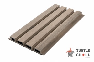 Фасадная (стеновая) реечная панель из дпк Middle Lines, Canadian Maple, Co-Extrusion
