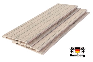 Заборная доска из ДПК Bamberg Alpine, Karelian Birch